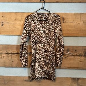 ZARA leopard sexy dress